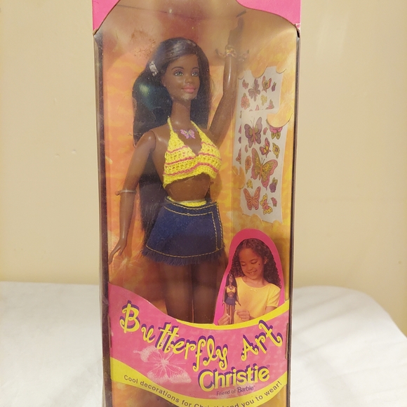 Rare Vintage unopened Butterfly Art Christie - Barbie Doll - Controversial - Picture 3 of 8